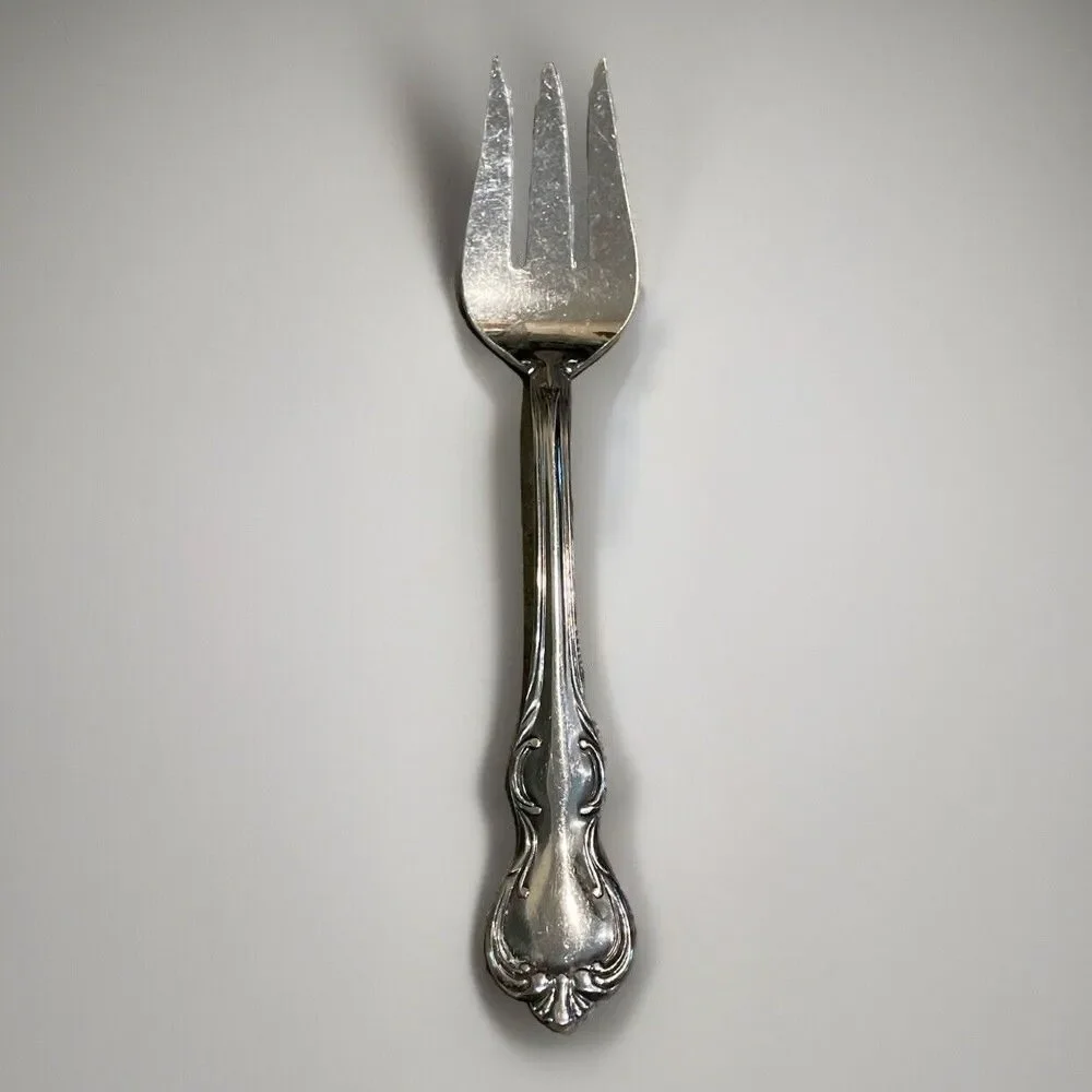Reed & Barton Rebacraft Stainless La Femme Serving Meat Fork 8.5